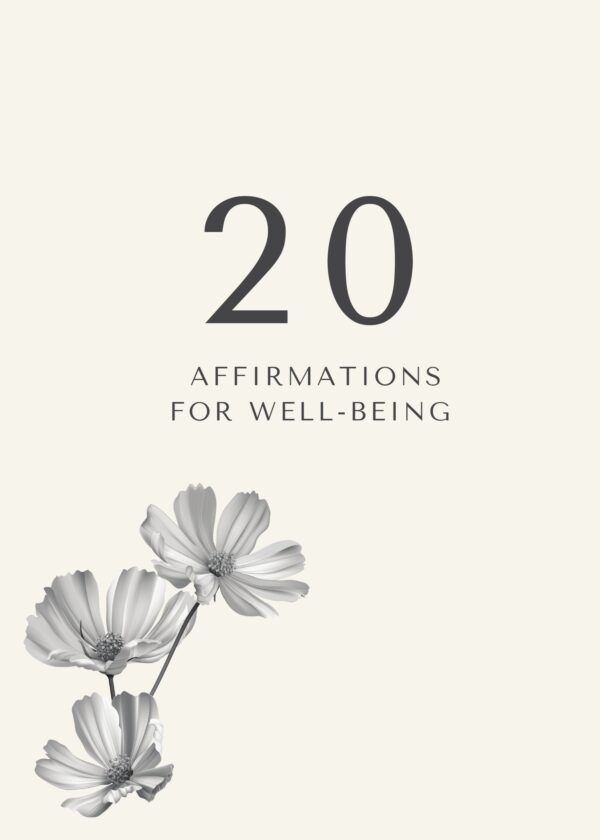 Well-Being Affirmations